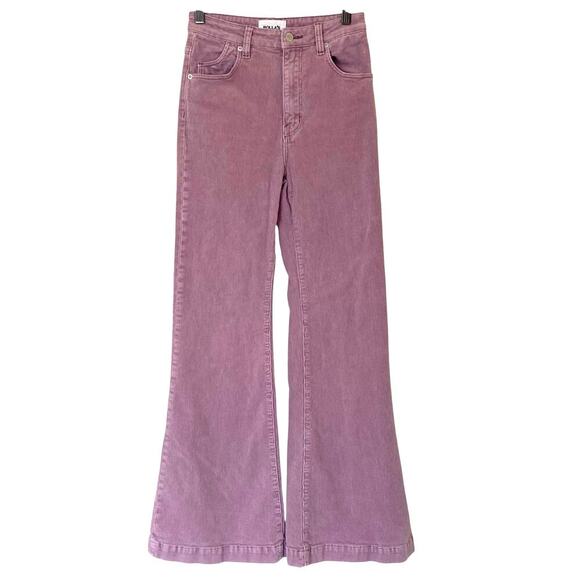 ROLLA'S Eastcoast Flare High Rise Corduroy Stretch Pants in Purple, Size 26 - Picture 16 of 16